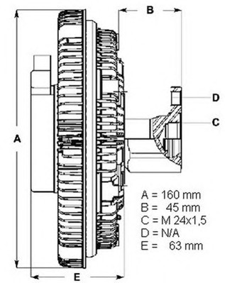 Lk009 Mufta Ventilyatora Bmw E46 E39 E38 E65 2 0d 4 0d M57 M47 M67 98 Kupit V Avto1 Avtozapchasti