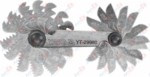 YATO YT-29980 Резьбомер метрический, 24 пр: 0.25 - 6 мм
