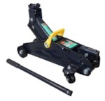 ROCK FORCE RF820014 Домкрат подкатной гидравлический 2т (h min 135мм, h max 320мм)