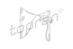 TOPRAN 111 709 == 6N4837461 VW POLO 94-99 FLh Стеклпд