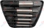 YATO YT-0590 Набор экстракторов обломанных болтов 6 пр: 3-6, 6-8, 8-11, 11-14, 14-18, 18-25 мм