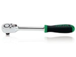 TOPTUL CJRM0815 1/4" Трещотка резин. ручка 145мм 72 зуба