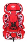 AUTOLUXE AUML3031-RM Автокресло детское (9-36кг) Red Mix, 5-точечных ремней безопасности, 2 положения ремней безопасности, регулировка подголовника по высоте. Трансформируется в бустер