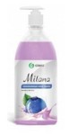 GRASS 126301 Жидкое крем-мыло MILANA "Черника в йогурте" с дозатором, 1л