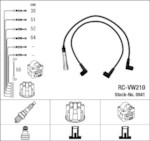 NGK RC-VW210 (0941) VW Golf III 1.6-2.0i 91- к-т проводов