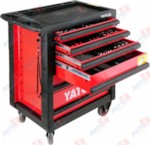 YATO YT-5530_Тележка с инструментом 177 пр. 6 полок