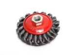 GEPARD GP0885-100 Щетка дисковая косичка для шлиф.маш. гофр.100мм/M14