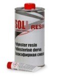 SOLL Смола полиэфирная RESIN 0,5кг + отвердитель