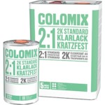 COLOMIX Лак бесцветный 2K 2:1 стандартный antiscratch 1л (Отвердитель отдельно арт.43875601)