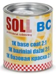 SOLL Краска базовая 2:1 Opel 147 1л серый