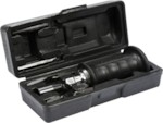 YATO YT-28003 Отвертка цельномет. ударная + 6 бит: 35 мм - SL8, PH3, 75 мм - SL8, PH1, PH2, PH3 в пласт