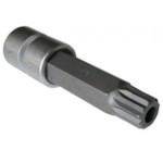 ROCK FORCE 34805516T 1/2" Головка бита 12-лучевая M16 (55ммL) с отверстием