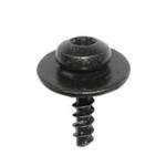 WRT 94415M Саморез 4.8x18.5mm цвет черный с шайбой D=20mm