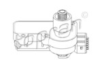 TOPRAN 111 613 == 032133031 VW Polo 1.6 -99 регулятор ХХ (6 конт)