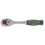 Force 80222 1/4" трещотка с резиновой ручкой, 24 зуба (L = 155мм)