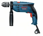 BOSCH Дрель ударная GSB 1600 RE в кор. (710 Вт, патрон БЗП, 1 скор.) (0601218121)
