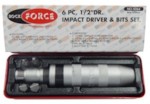 ROCK FORCE 5064 Отвертка ударная с набором бит 6пр