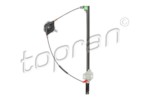 TOPRAN 111 717 == 701837501F VW T4 95- F LH стеклопод без мотора
