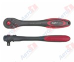 YATO YT-0291 3/8" Трещотка с пластмассовой ручкой 72 зуба L= 202 мм