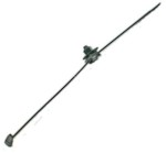 WRT 92887X Хомут стяжной с клипсой VAG пластиковый 4.7x206 mm