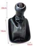 KING KG-3328 Ручка на КПП а/м с чехлом KG-3328 (4B0863279A) VW Golf 5