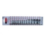 ROCK FORCE 4158 1/4"&3/8"&1/2" Набор головок Е-профиль 15пр