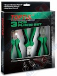 TOPTUL Набор бокорезы, плоскогубцы, тонкогубцы 3пр. (GAAE0302)
