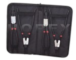 HOREX HZ 25.1.059 Набор клещей для снятия стопорных колец 13” , 4 пр