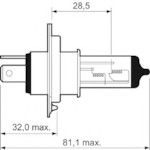 VALEO 032007 H4 (Essential/Premium) 12V 60/55W