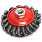GEPARD GP0885-125 Щетка дисковая косичка для шлиф.маш. гофр.125мм/M14