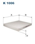 FILTRON K1006 (CU2882 / LA 31) AUDI VW