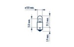 NARVA 17131 T4W 12V-4W стояночные
