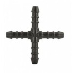 WRT 95364Y Фитинг соединения шлангов X-образный D=6-6-6-6mm пластик