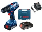BOSCH Аккум. дрель-шуруповерт GSR 180-LI в чем. (18.0 В. 2 акк., 1.5 А/ч Li-Ion, 2 скор., 54 Нм, шурупы до 10 мм)