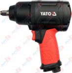 YATO YT-09540_Пневмогайковерт ударный, 1/2 inch, 1150 Нм, 153 л/мин, композитный корпус, 6.3 бар, 10000 о