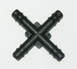 WRT 92696Y Фитинг соеденитель шлангов X-образный D=22-16-22mm пластик