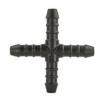WRT 95363Y Фитинг соединения шлангов X-образный D=8-8-8-8mm пластик