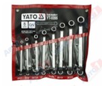 YATO YT-0396 Набор ключей накидных изогнутых 8 пр: 6х7, 8х9, 10х11, 12х13, 14х15, 16х17, 18х19, 20х22 мм