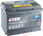 EXIDE Premium EA770 77Ah 760A (R+) (278x175x190)