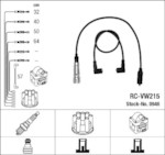 NGK RC-VW215 (0946) VW Vento 1.8-2.0i 91- к-т проводов