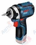 BOSCH Аккум. ударный гайковерт GDR 12V-105 в кор. (12.0 В, БЕЗ АККУМУЛЯТОРА, посадочн. квадрат внутр. шестигр. 1/4 ", 105 Нм, вес 1.0 кг)