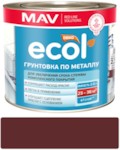 MAV ECOL Грунтовка по металлу (ГФ-021) красно-коричневая 2,4л (2,3 кг)