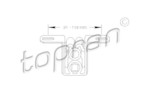 TOPRAN 104 401 =HP= 8A0253144E крепление глуш