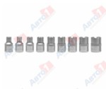 YATO YT-0521 1/2" Набор головок торцевых, 9 пр Е-профиль : Е10, Е11, Е12, Е14, Е16, Е18, Е20, Е22, Е24