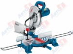 BOSCH 0.601.B29.021 GCM 10 MX Торцовочная пила с плавным пуском 2000 Вт, 4500 об/мин, диск 254х30, макс.ширина заготовки 60х130 мм, макс.высота заготовки 89х89 мм