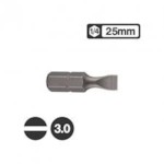 Force 1232503 1/4" Бита-шлицевая L=25мм S=3мм ""