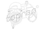 TOPRAN 103 559 == 357905851D VW G3 замок вала руля+пдш