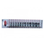 ROCK FORCE 4121-5 1/2" Головки набор 12пр. (10-24мм, 6-гран.) на планке