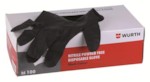 WURTH 0899470372 Перчатки нитриловые , черные, р-р XL (в упаковке 100 шт)