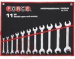 Force 5112 Набор рожковых ключей 11пр. (6х7, 8х9, 10х11, 12х13, 14х15, 16х17, 18х19, 20х22, 21х23, 23х26, 24х27мм) на полотне